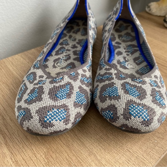 Rothy’s Spotted Leopard Round Toe Flats - Picture 7 of 11
